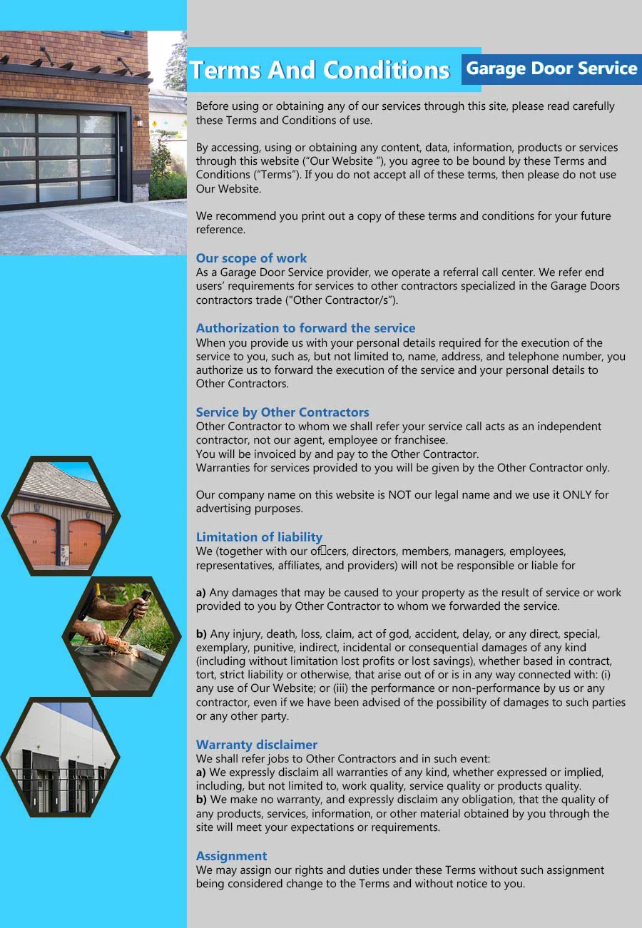 Capitol Garage Doors Bowie, MD 301-458-8424 - terms4